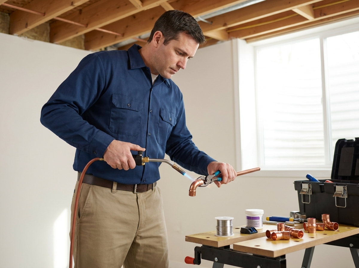 HVAC tools and hands-on repair work